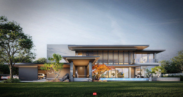 รับออกแบบ, แบบบ้าน ,modern style ,แบบบ้าน 2 ชั้น,BB-H2-86001.19(APRIL)