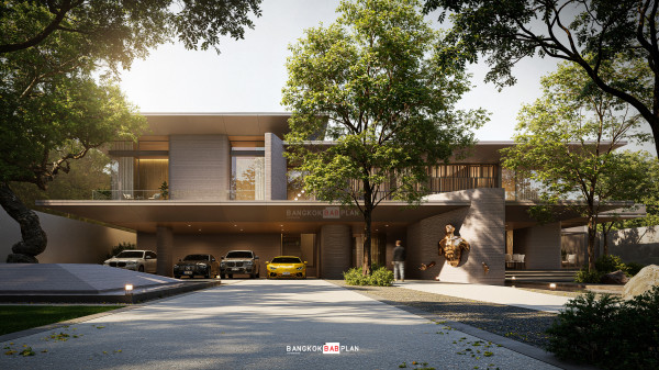 รับออกแบบ, แบบบ้าน ,modern style ,แบบบ้าน 2 ชั้น,BB-H2-107801.19(AUGUST)