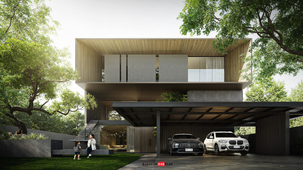 รับออกแบบ, แบบบ้าน ,modern style ,แบบบ้าน 3 ชั้น,BB-H3-61001.19(AUGUST)